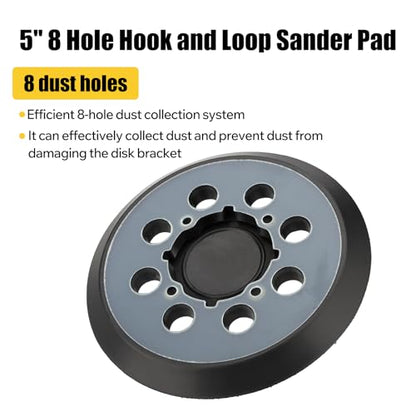 Orbital Sander Replacement Pad for Dewalt DWE64233 & N329079, 2 Pack - style: Plastic Pad