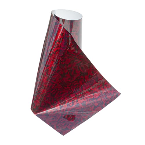 Red Vinyl Sticker Red Broken Shale High-Gloss Forged Texture, Includes Installation Tools, with air Intake Grooves, DIY Stickers(Red Broken Shale, 1.45FT*5FT) - color: Red Broken Shale, size: 1.45FT*5FT