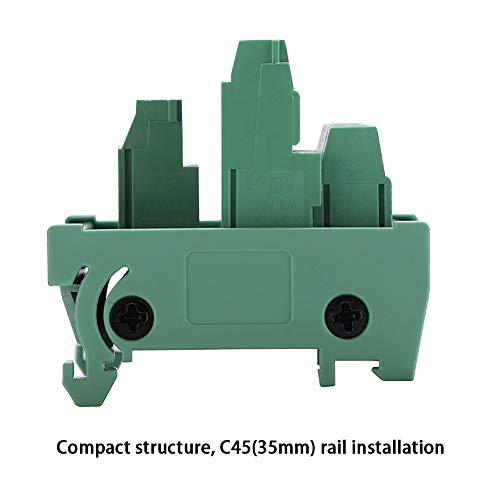2 in 8 Out 25A DIN Rail Terminal Blocks Distribution Breakout - style: 2 IN 8 OUT