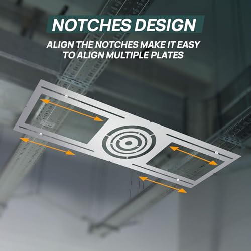 Sidasu 96 Pack New Construction Mounting Plate for 3, 4, 6" Recessed Lights - size: 96 Pack