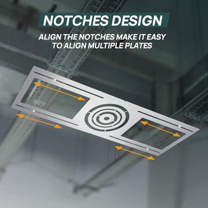 Sidasu 96 Pack New Construction Mounting Plate for 3, 4, 6" Recessed Lights - size: 96 Pack