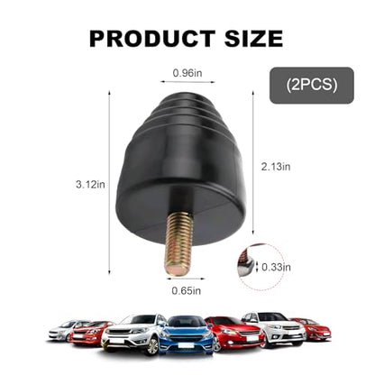 2 PCS Suspension Bump Stop, Extra Strength Rear Bump Stops for Shock Absorption and Cushioning, All-Purpose Rubber Bump Stopper Automotive Accessories for Cars Trucks Vans