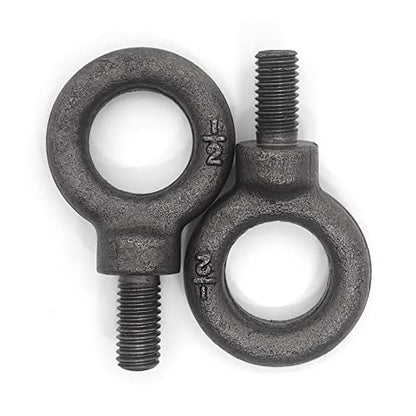 Lifting Shoulder Eye Bolt 1/2"-13 X 1 2 Pcs, Industrial Grade Heavy Duty Forged Steel for Truck Tractor Bucket Use As Towing&Pulling Point - size: 1/2”-13*1