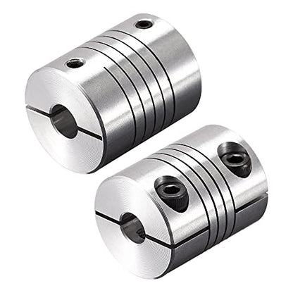 uxcell Motor Shaft 7mm to 8mm Helical Beam Coupler Coupling 25mm Dia 30mm Length - size: 7mm to 8mm