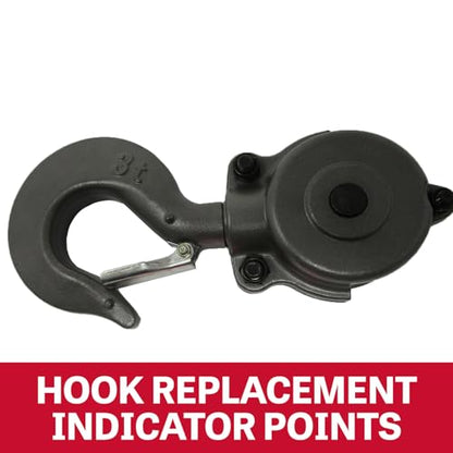 JET 3-Ton Hand Chain Hoist, 20' Lift (Model S90-300-20) - size: 3 Ton, style: 20' Lift