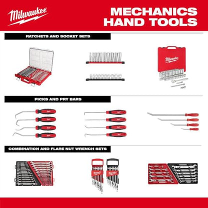 Milwaukee 48-22-9482 32-Piece Metric 3/8 in. Mechanics Ratchet and Socket Set with PACKOUT Case