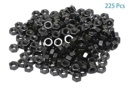 iexcell 675 Pcs M4 x 6/8/10/12/16/20/25/30/35/40 Alloy Steel 12.9 Grade Hex Socket Button Head Cap Screws Bolts Nuts Washers Assortment Kit, Black Oxide Finish - size: M4 x 6/8/10/12/16/20/25/30/35/40mm