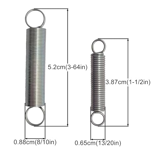 685383 Extension Spring 0.035 GA x 1/4 in. x 1-1/2 in. 0.025 GA x 11/32 in. x 1-7/8 in for SP 9600 SP 9604 Zinc-Plated Finish