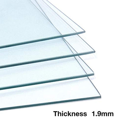 Egofine 8x10 Heat-Strengthened Glass Replacement for Picture Frame (Crystal Clear, 2 Pack), Replacement Glass for 8 by 10 Photo Frame - size: 8x10-2pc