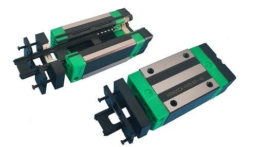 HGH30CA Linear Slider Bearing, 2pcs HGH30CA Square Bearing Slider Block for CNC Linear Guide and Machines - size: HGH30