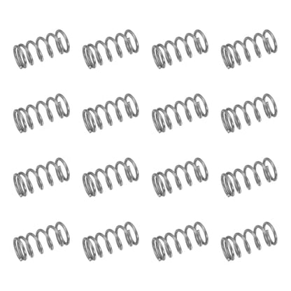 uxcell 50Pcs 304 Stainless Steel Compression Springs,0.6mmWD, 5mm ODx10mm L - size: 5mmx10mm