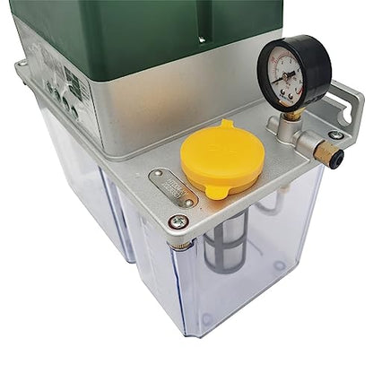220V Automatic Lubrication Gear Pump 4L CNC Digital Electric Lubricator Pump Oiler