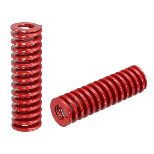 HARFINGTON 2pcs Die Spring 3/4" OD x 2.5" Free Length SMH4010, Red - size: 3/4" OD x 2.5" Free Length