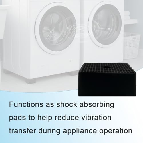 4 Pack 2×2×0.8 Inch Thick Rubber Anti-Vibration Pads & Shock Absorbing Pads - size: 50X50X20mm
