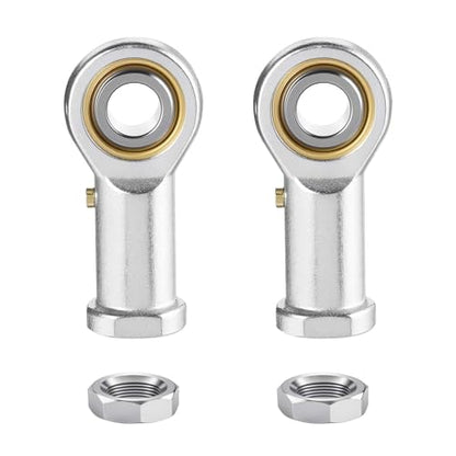 2Pcs PHSB5 Rod End Bearing 5/16 Inch Bore Pre-Lubricated 5/16-24 Female Thread Left Hand Heim Joint with Jam Nuts - size: 5/16, style: Left Hand