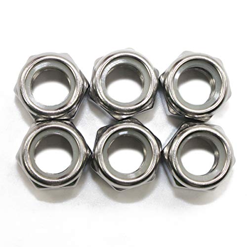 Fullerkreg 1/2"-13 Nylon Insert Lock Nut, 18-8 Stainless Steel - size: 1/2-13 (10 Pack)