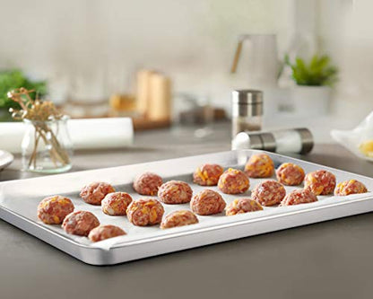TeamFar Baking Sheet, 20" x 14" x 1" Stainless Steel Cookie Sheet Pans - size: 20" & 20"