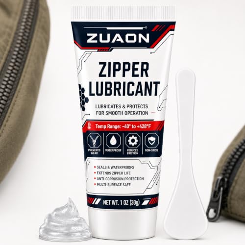 Zipper Lubricant for Metal Plastic Nylon Zippers, Marine Zipper Lube - size: 1 OZ