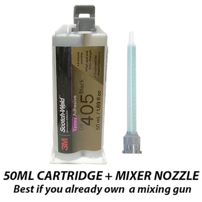3M ScotchWeld DP405 Black 5-Minute Toughened Epoxy Adhesive (50ml/1.7oz Cartridge)
