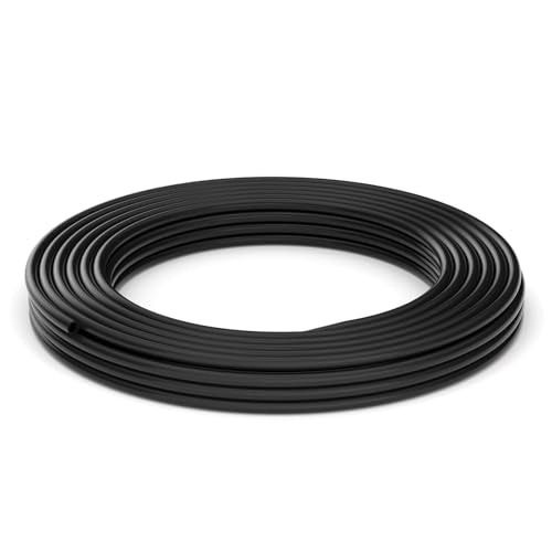 6mm x 4mm Black Pneumatic Tubing Pipe, PU Air Tube (39.4ft 12 Meter) - color: Black, size: 6mmx4mm-39.4ft