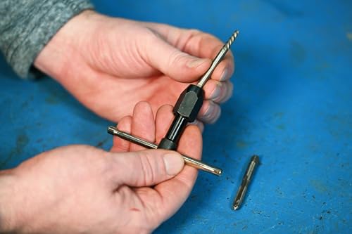 Century Drill & Tool 98502 T-Handle Tap Wrench, 1/4"-1/2", 7.0-12.0mm - size: 1/4" to 1/2", 7.00 to 12.0M