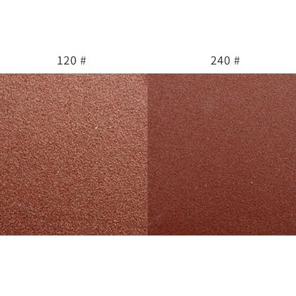 Coceca 50pcs Mouse Detail Sander Sandpaper Sanding Sheets 35pcs 120Grits & 15pcs 240Grits for Sanding Polishing - style: 50pcs: 35pcs 120grit+15pcs 240grit