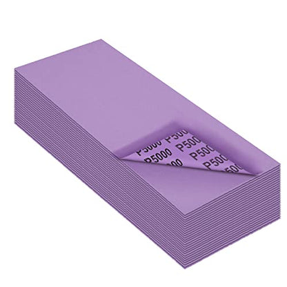 MAXMAN Sandpaper 5000 Grit, 9 x 3.6 Wet Dry Sanding Sheets, for Metal/Wood