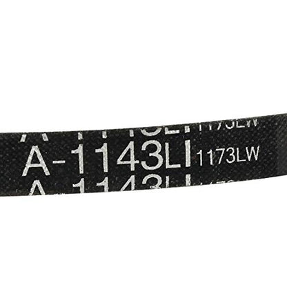 uxcell A1143 V-Belts 1143mm Inner Girth 13mm Top Width 8mm Thickness A-Section Rubber Drive Industrial Transmission Belt - size: 1143mm