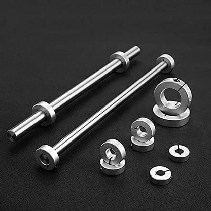 Anti-Collision Block Stopper, Positioning Block, Anti-Dropping for Linear Motion Rod Shaft Guide 35mm, Fixed Slider Bearing Block Ring, Silver, 2Pcs - size: For D35mm linear Rod, style: Silver