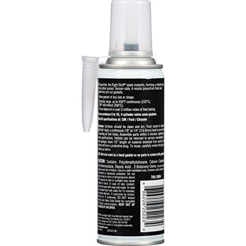 Permatex 25223-6PK The Right Stuff Gasket Maker, 4 oz. (Pack of 6) - size: 4 Fl. Oz. (Pack of 6), style: The Right Stuff 1 Min