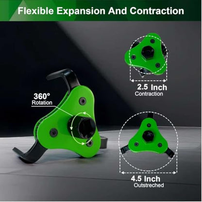 Upgraded Universal Oil Filter Wrench, 3 Jaw Oil Filter Removal Tool