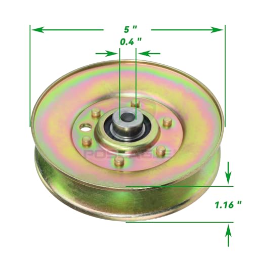 756-3045 Idler Pulley for Cub Cadet GT2544 LT2180 2166 Tractors - size: 1x756-04522