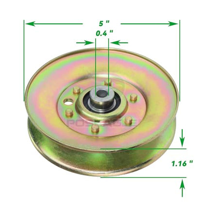 756-3045 Idler Pulley for Cub Cadet GT2544 LT2180 2166 Tractors - size: 1x756-04522