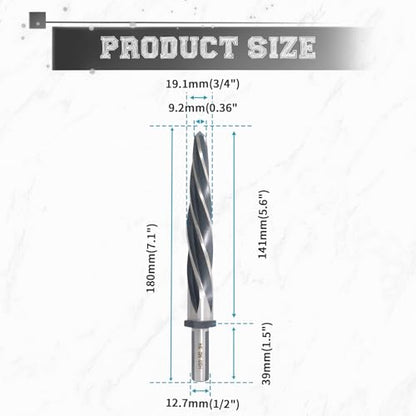 3/4" Durable Reamer Drill Bit M2 HSS - size: 3/4"