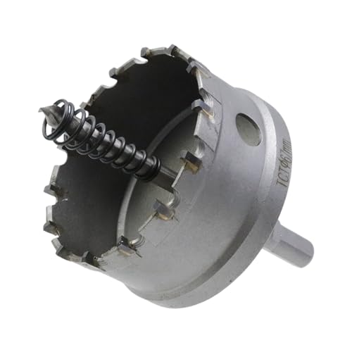 Carbide Hole Saw 2-5/8"/67mm Cutting Dia Hole Cutter for Cutting Stainless Steel,Iron - size: 2-5/8"/67mm