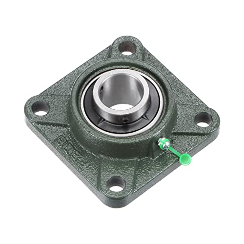 uxcell UCF206 Flange Block Bearings 30mm Bore Cast Iron Bearing Unit Set - size: 30mm