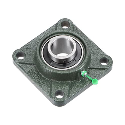 uxcell UCF206 Flange Block Bearings 30mm Bore Cast Iron Bearing Unit Set - size: 30mm