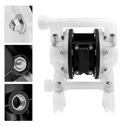 PD07P-APS-PTT Single Double Diaphragm Pump Fit For ARO Polypropylene PTFE