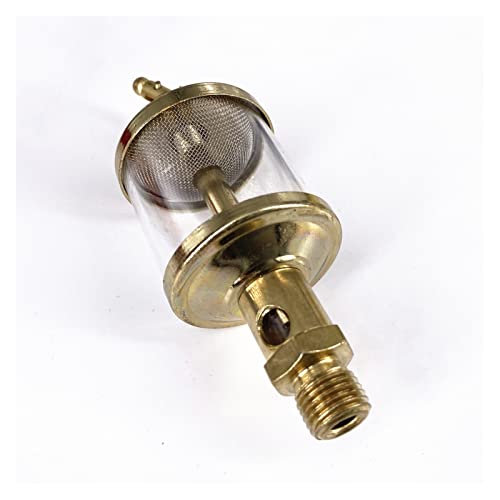 Valve 1/8" 1/4" 3/8" BSP Male Thread Needle Valve Type Oil Cup Machine Tool Lathe Mill Sight Gravity Drip Feed Oiler Lubricator (Size : 400ml, Thread Specification : 3/8") ( Color : 44628 , Size : 16m - color: 44628, size: 16ml