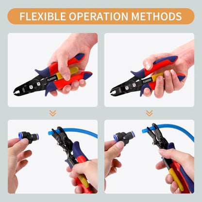 PLANEKO Air Line Removal Tool for 1/4" 5/16" Pneumatic Hose Removing - size: 1/4", 5/16"