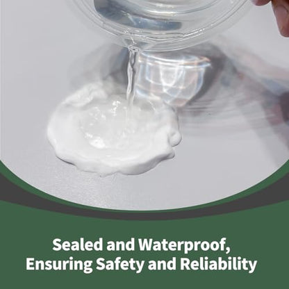 Waterproof Sealant Mastic,Pack of 10 White Seal Putty Waterproof Duct Seal Repair Sealing Clay, Quick Mending Mud for Drain Connection, Wall Hole, Air Conditioning Hole Seal Putty (10-White) - color: 10-White