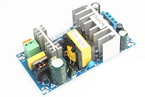 NOYITO AC to DC Isolated Power Supply Module DC 24V 4A 5V 1A Dual Output Power AC 120V (90-256V) 50-60Hz to 24V 5V 120W Industrial Power Module (Dual Output 24V 4A, 5V 1A, Blue) - size: Dual Output 24V 4A / 5V 1A