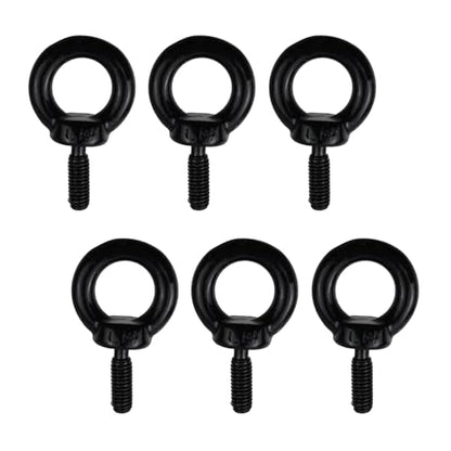 Antrader M3 Lifting Eye Bolts for DIY,Furniture,Swing and Outdoor Use,Black - size: M3,4pcs