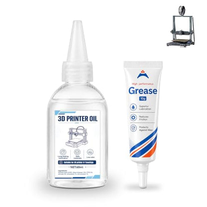 3D Printer Grease and Oil, Temperature Resistant, Dustproof, Reducing Wear