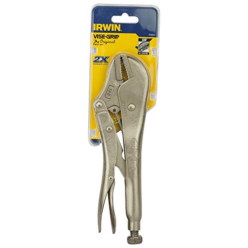 IRWIN VISE-GRIP Original Locking Pliers, Straight Jaw, 10-inch (102L3) (Pack of 2) - size: 1 Count (Pack of 2)