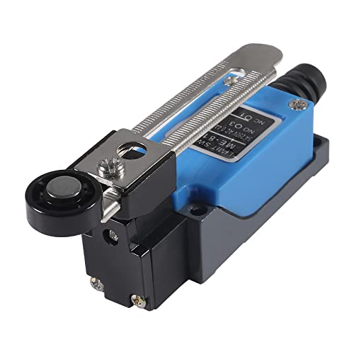 5pcs ME-8108 Limit Switch Adjustable Roller Lever Arm Momentary Limit Switch NC-NO for CNC Mill Laser Plasma 3D Printer Door Switch - color: 5pcs