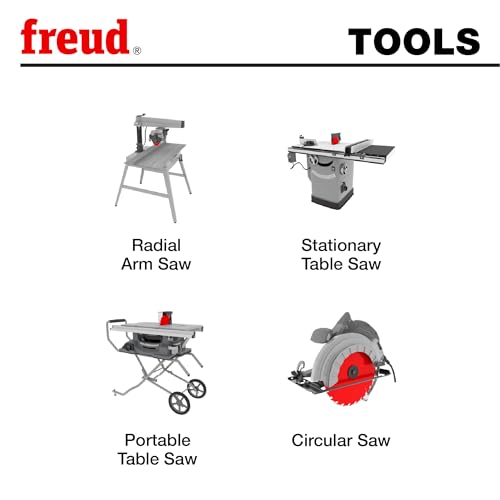 Freud LU83R012: 12" x 60T Thin Kerf Combination Blade - style: 12-Inch 60 Tooth ATB Thin Kerf Combination Saw Blade with 1-Inch Arbor and PermaShield Coating