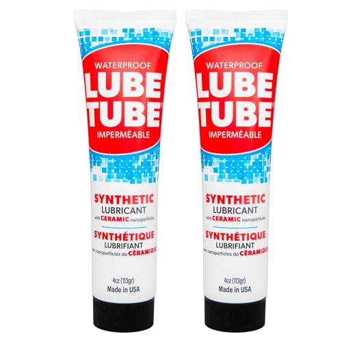 LubeTube 4oz O-Ring Grease (2-Pack) – Stops Leaks on Pump & Filter Seals – Non-Sticky Synthetic Grease for Pool Equipment, Plumbing, RV & Marine – PFAS-Free, Food-Grade, Made in USA - size: 2 Pack