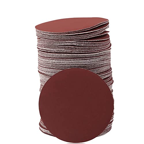 SPEEDWOX 100pcs Sanding Discs 3 Inch Sandpaper 1500 Grit Hook and Loop Sanding Discs for Drill Grinder Rotary Tools No Hole - style: 1500-Grit