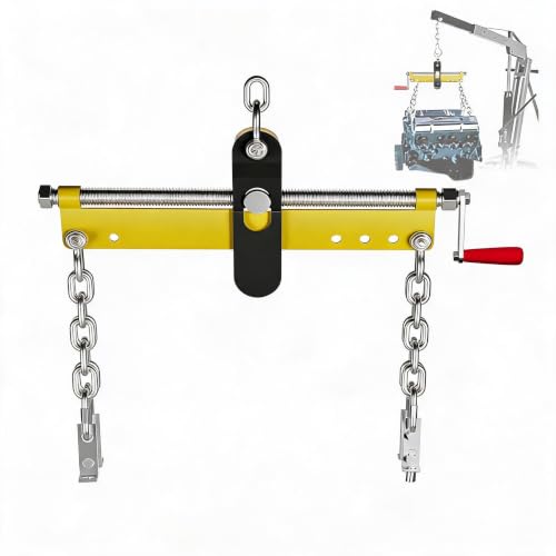 Engine Load Leveler with Ball Bearing, Heavy Duty Crane Leveler Accessory - color: Yellow